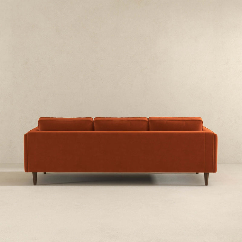 Amber - Mid-Century Modern Luxury Modern Velvet Sofa