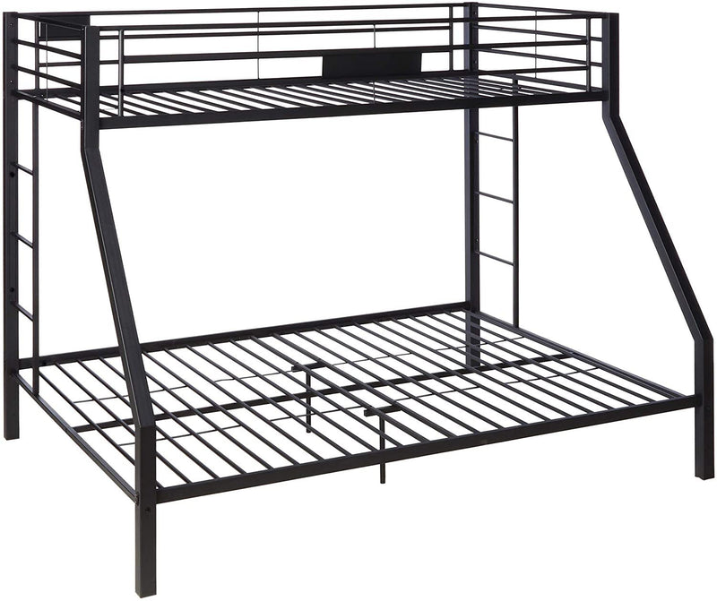 ACME Limbra Bunk Bed (Twin XL/Queen) in Sandy Black 38000