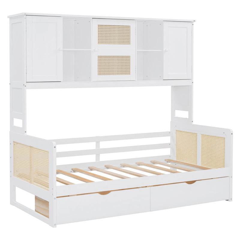 Daybed And All In One Cabinet And Shelf