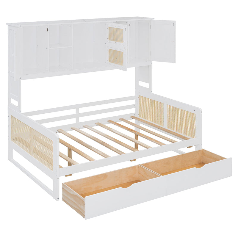 Daybed And All In One Cabinet And Shelf