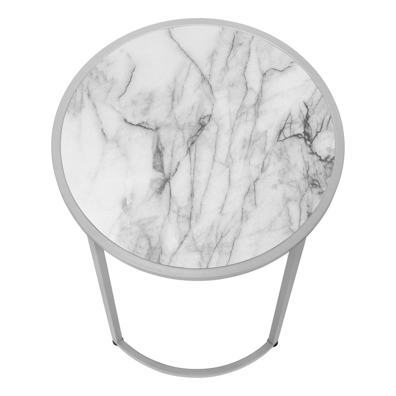 Round Accent Side Table, Contemporary & Modern