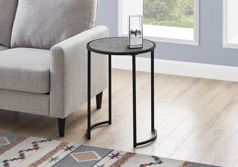 Round Accent Side Table, Contemporary & Modern