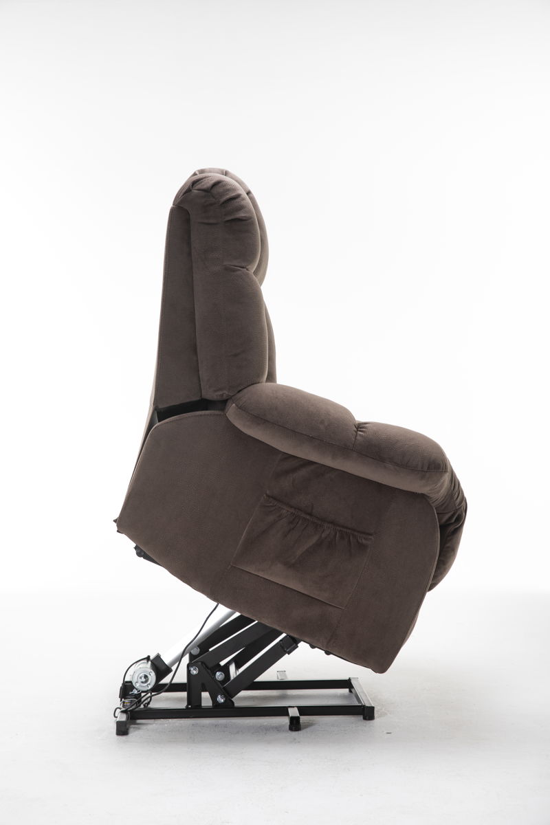 Power Lift Recliner Chair For Elderly - Heavy Duty And Safety Motion Reclining Mechanism