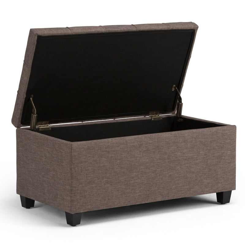 Sienna - Upholstered Storage Ottoman Bench