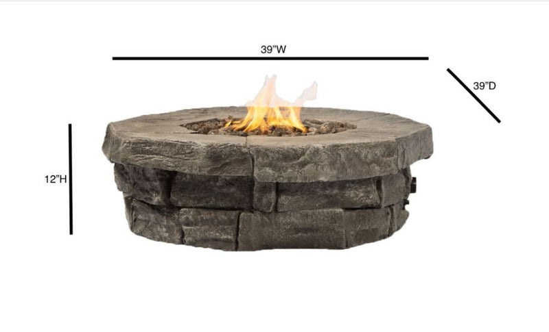 Outdoor Fire Pit Table With Durable Construction