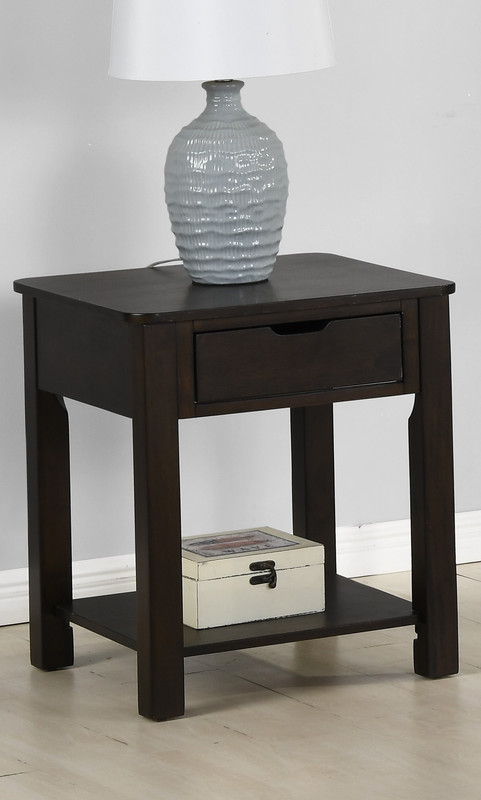 Flora - End Table With Drawer