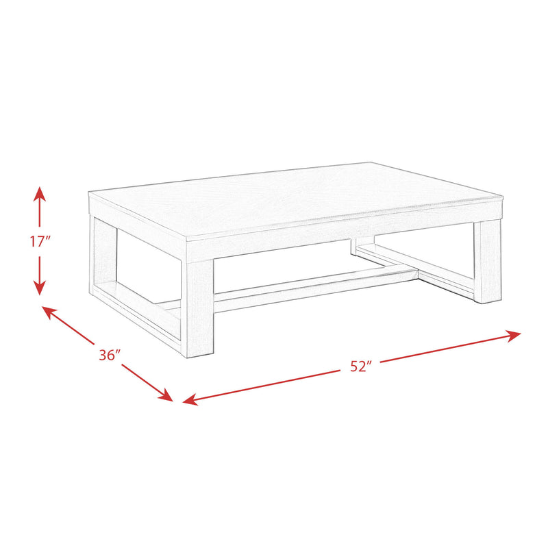 Hardy - Rectangle Coffee Table - Cherry