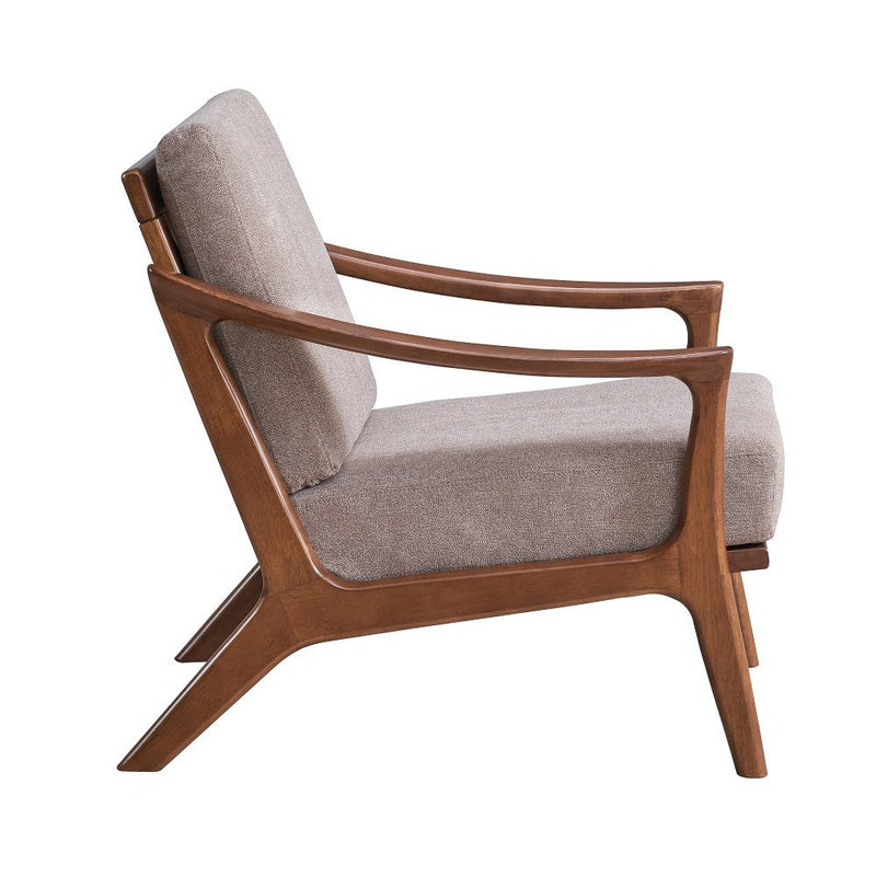 Lide - Accent Chair - Light Brown & Brown