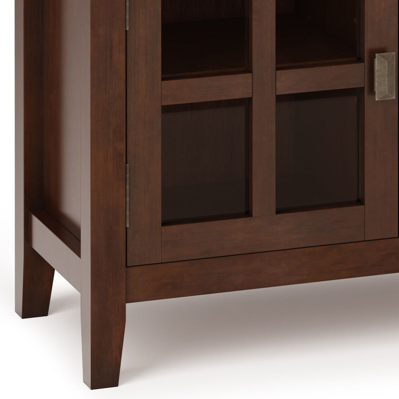 Artisan - TV Media Stand, Handcrafted - Russet Brown