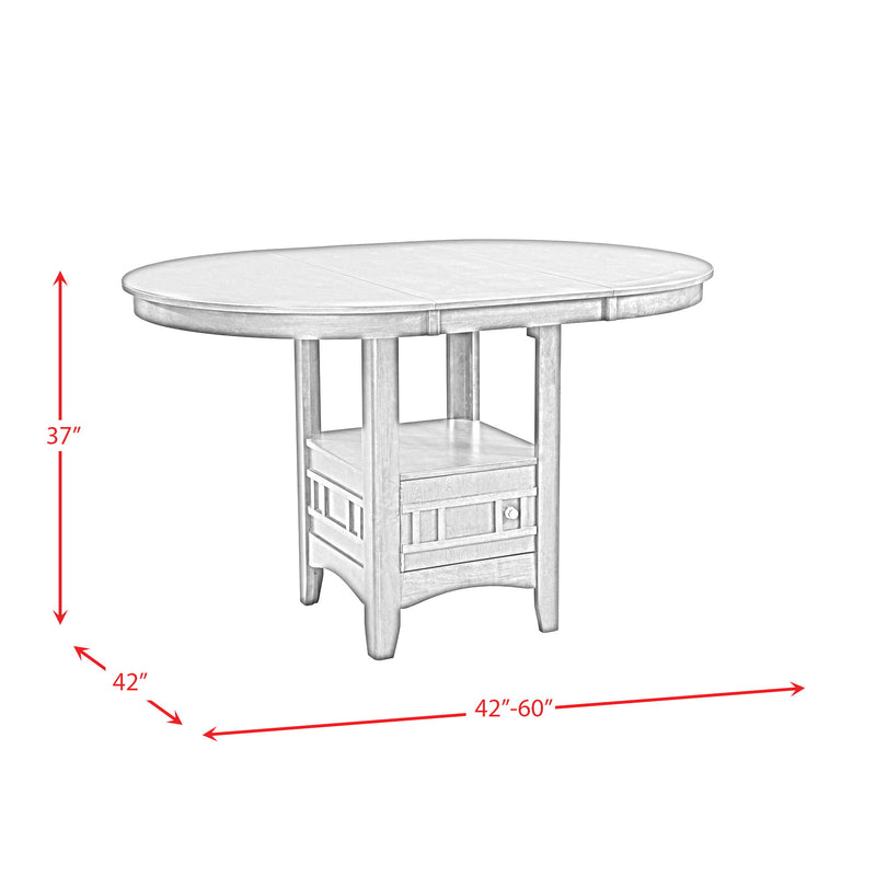 Max - Pub 5 Piece Dining Set - Walnut