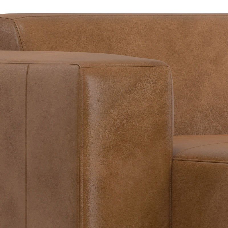 Rex - Left Chaise Sofa Module - Brown