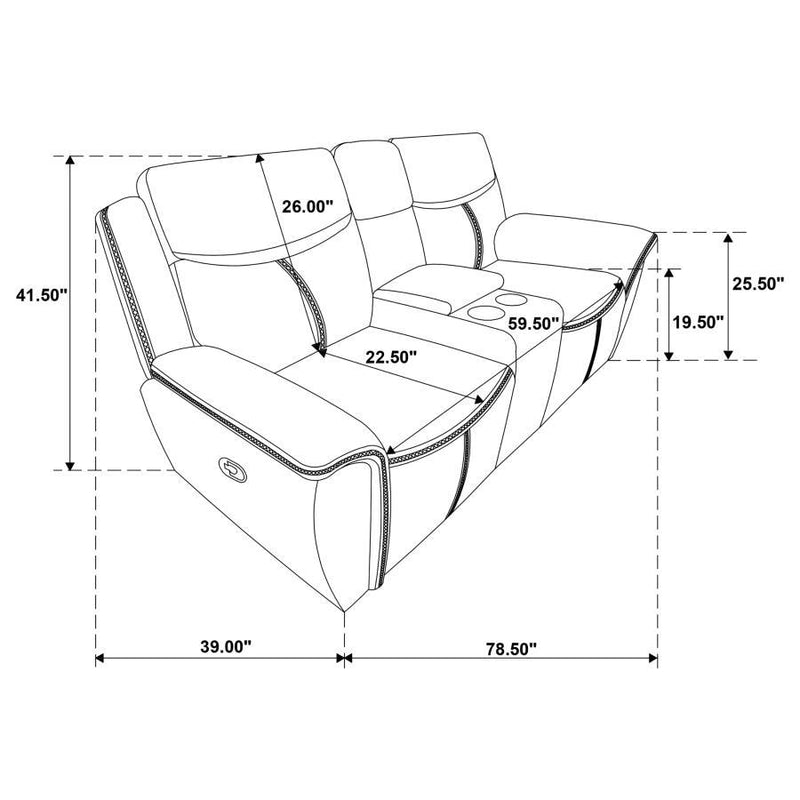 Sloane - Upholstered Reclining Sofa Set