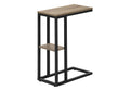 Accent Table, C - Shaped, Marble Look Contemporary & Modern Convenient Design