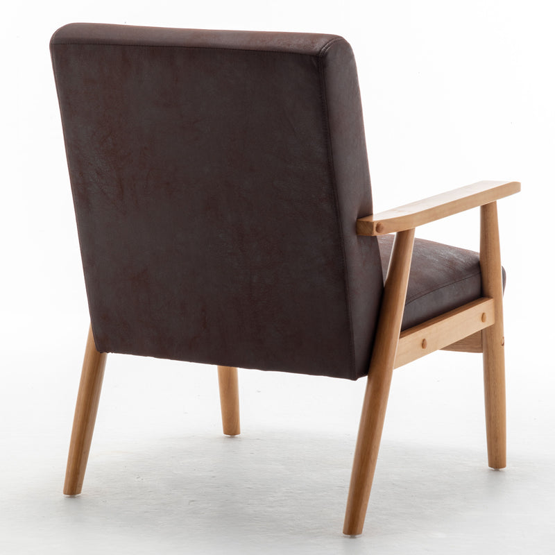 Wide Classic Mid-Century Modern Arm Chair