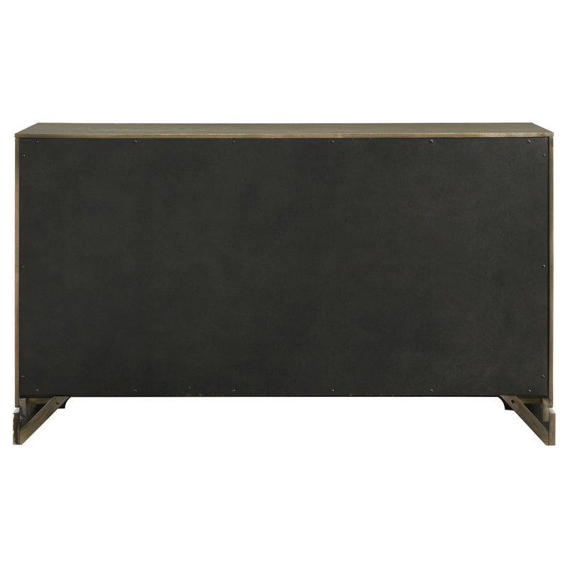 Gran Park - 6-Drawer Dresser Cabinet - Dark Cocoa