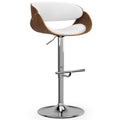 Amery - Mid Century Modern Adjustable Swivel Bar Stool