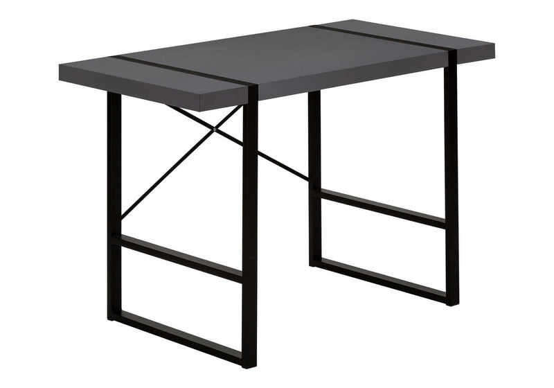 Computer Desk For Home Office, Laptop, Modern Convenient Design - Gray