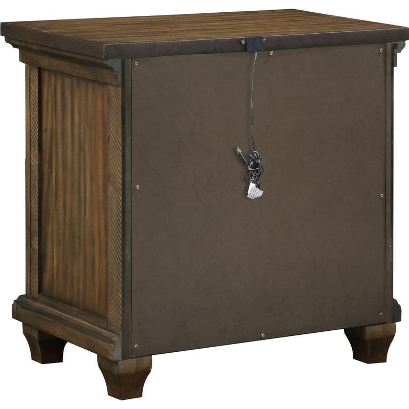 Bennington - 2-Drawer Nightstand - Acacia Brown