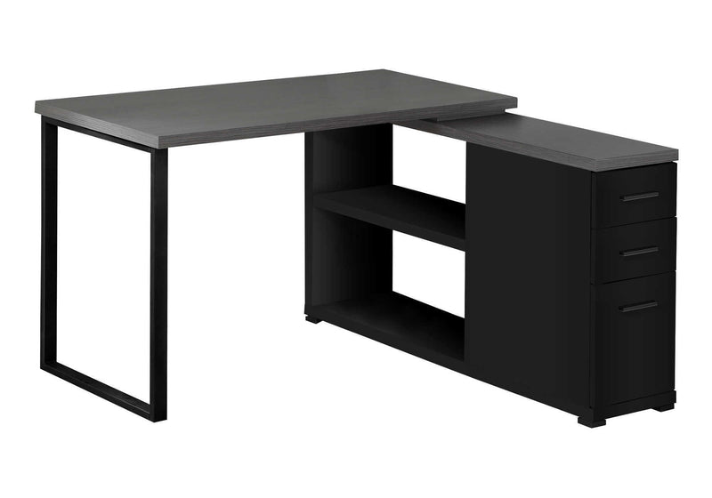 Computer Desk, Home Office, Corner, Left, Right Set - Up, Storage Drawers, L Shape, Laptop, And Contemporary & Modern