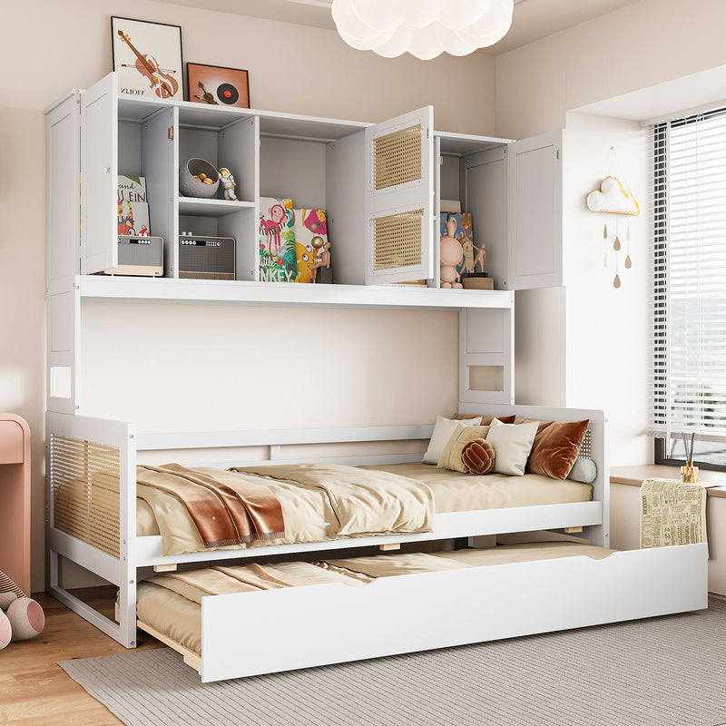 Daybed And All In One Cabinet And Shelf