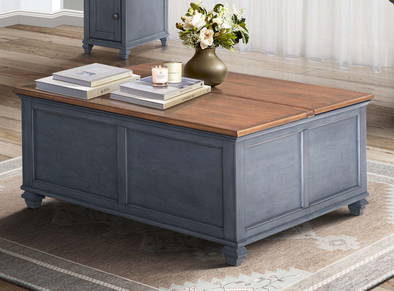 Americana - Lift-Top Coffee Table - Blue