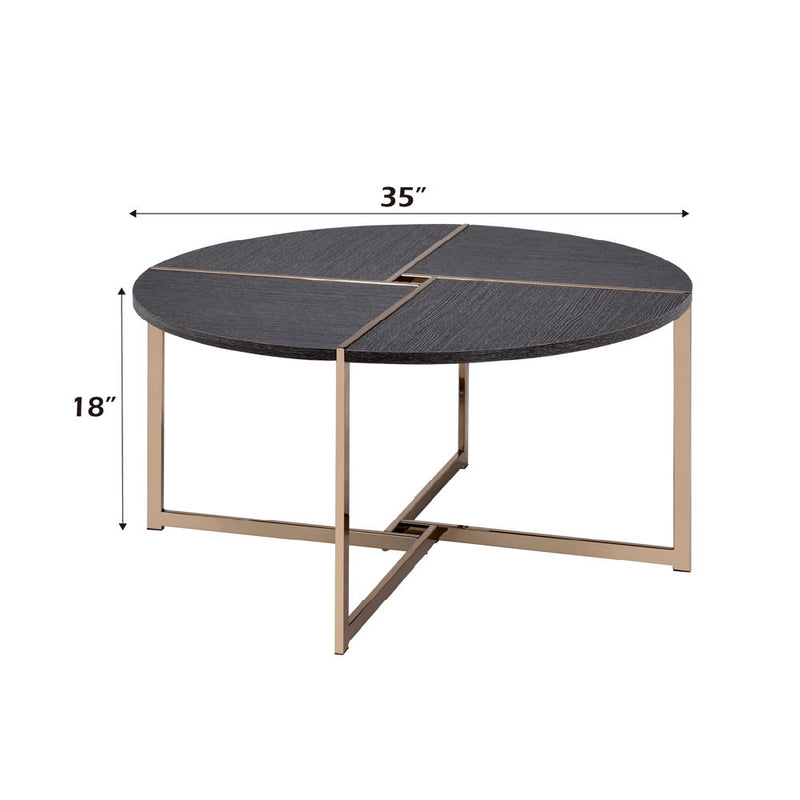 Bromia - Coffee Table - Black & Champagne