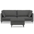 Ava - Mid Century Sofa With Ottoman Set