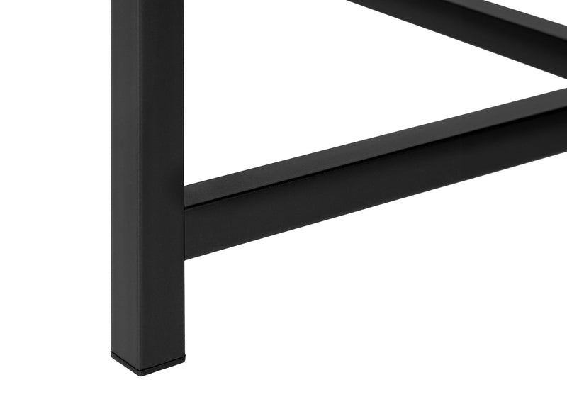 Corner Accent Console Table For Entryway, Contemporary & Modern - Black