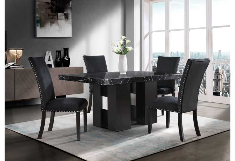 Jhoanna - 5 Pieces Dining Table Set With Chairs