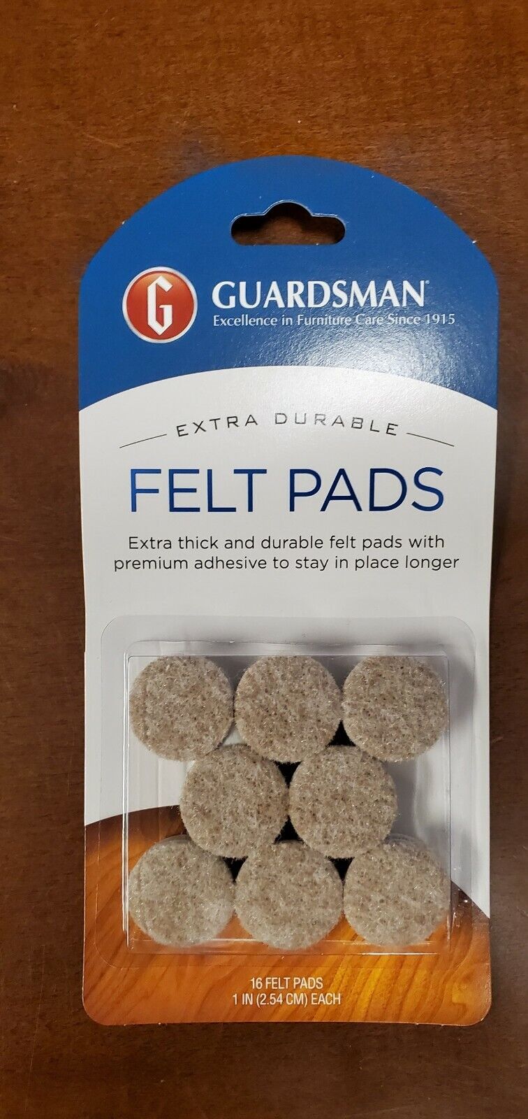 1in Felt Pads, 16ct