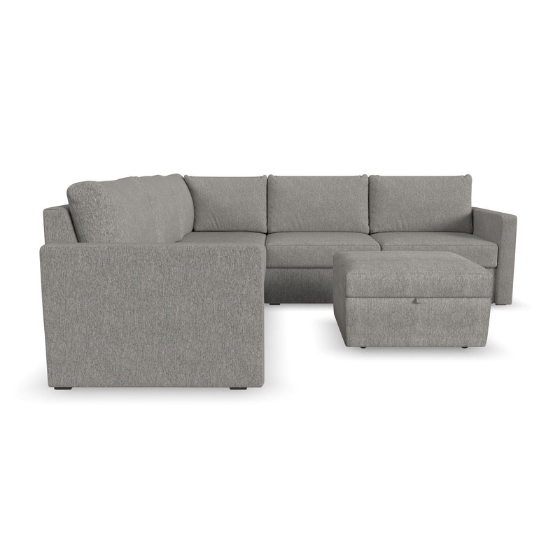 Flex - Sectional with Standard Arm and Storage Ottoman