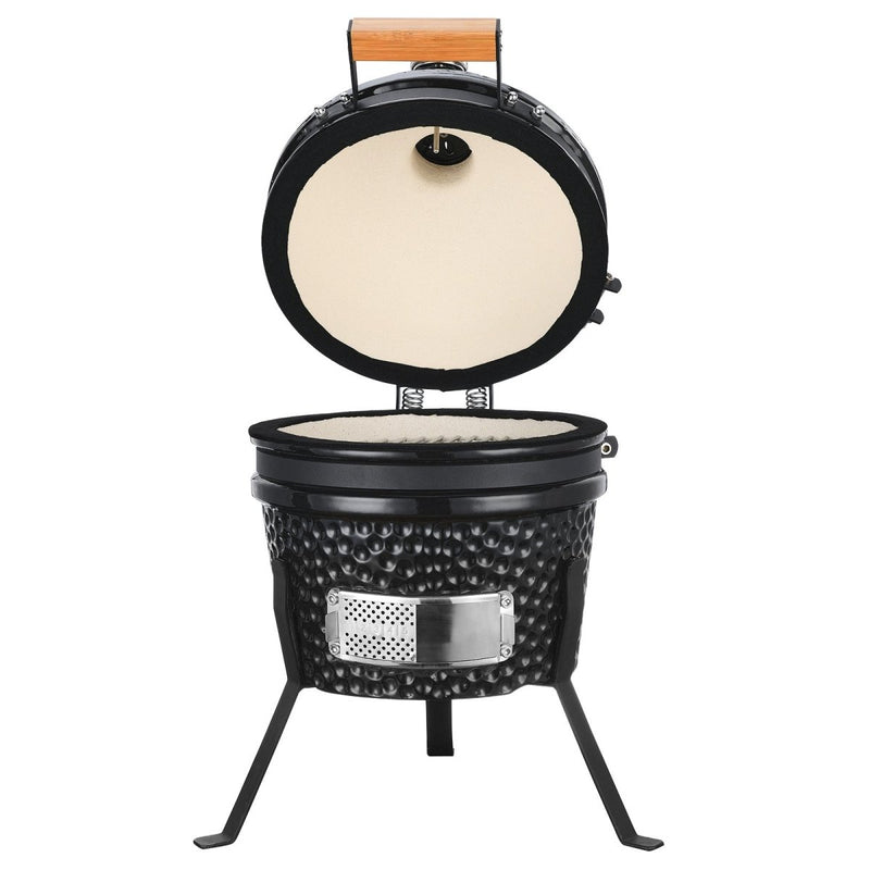 13 inch kamado grill-black - Atlantic Fine Furniture Inc