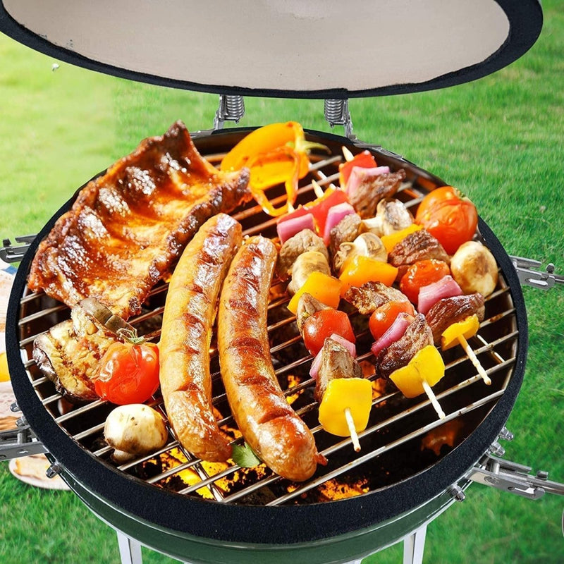 13 inch kamado grill-black - Atlantic Fine Furniture Inc