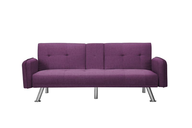 SLEEPER SOFA PURPLE COLOR（same  as W22339671。Size difference, See Details in page.）