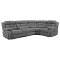 Higgins - Four-Piece Upholstered Power Sectional