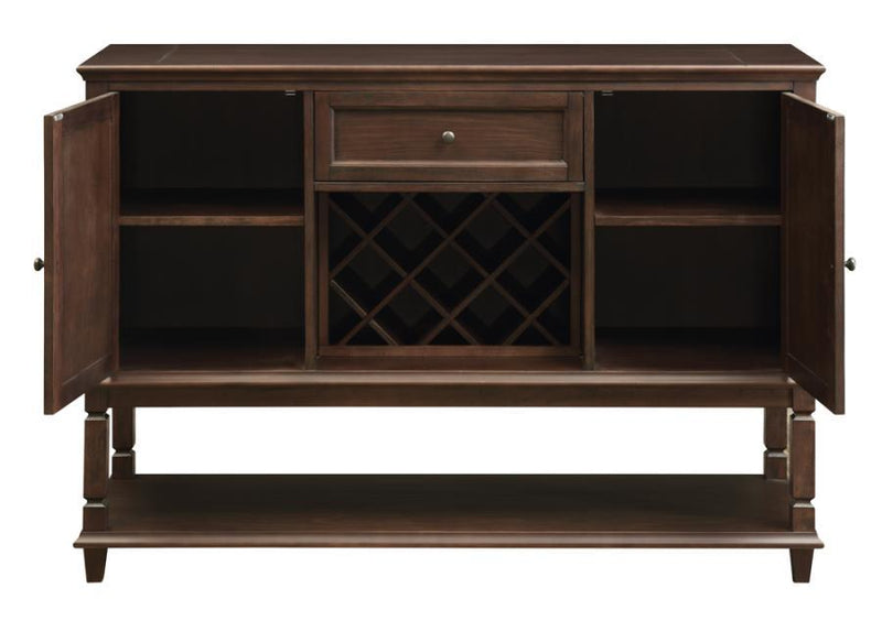 Parkins - 2 Door Sideboard Buffet Cabinet - Rustic Espresso - Atlantic Fine Furniture Inc