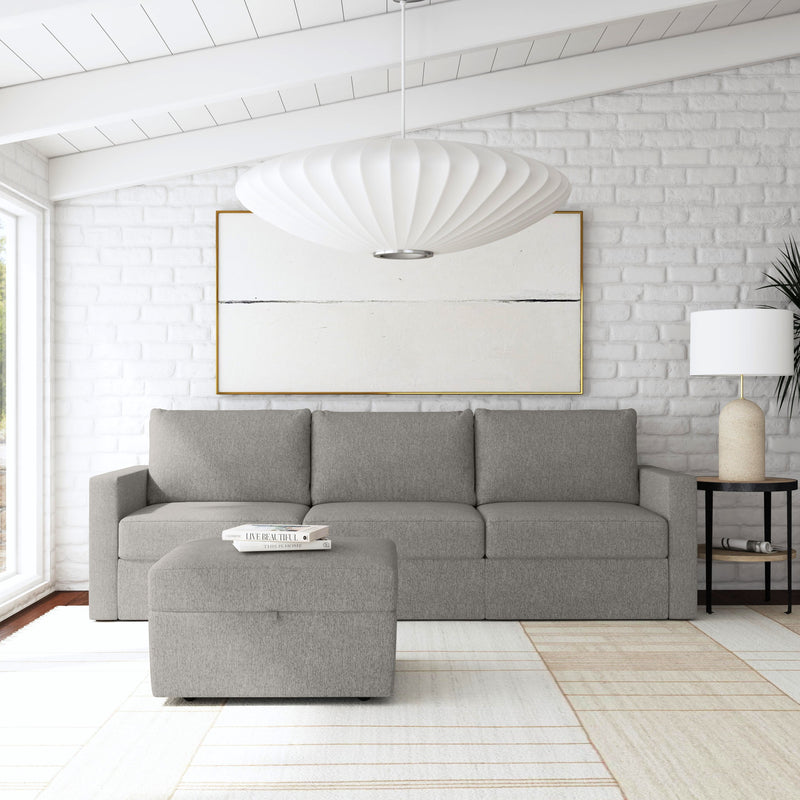 Flex - Sofa with Standard Arm and Storage Ottoman