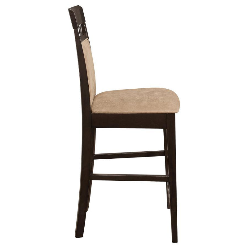 Gabriel - Closed Back Counter Chair (Set of 2) - Cappuccino - Atlantic Fine Furniture Inc