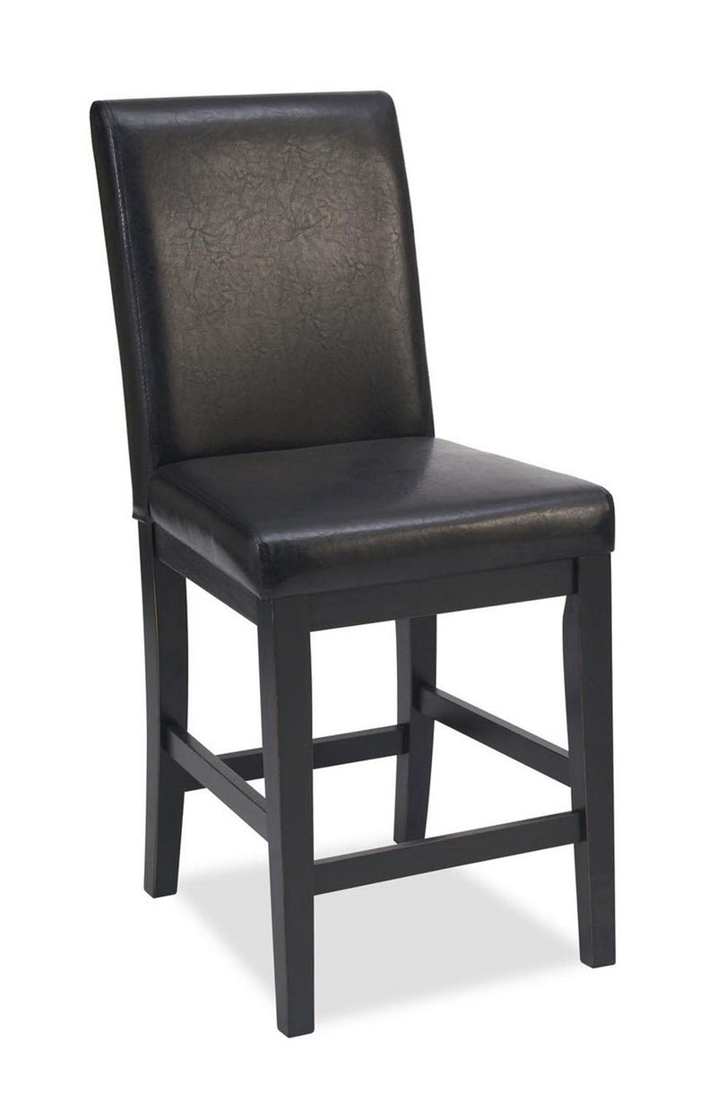 Hartford - Counter Stool - Wood - Black - Atlantic Fine Furniture Inc