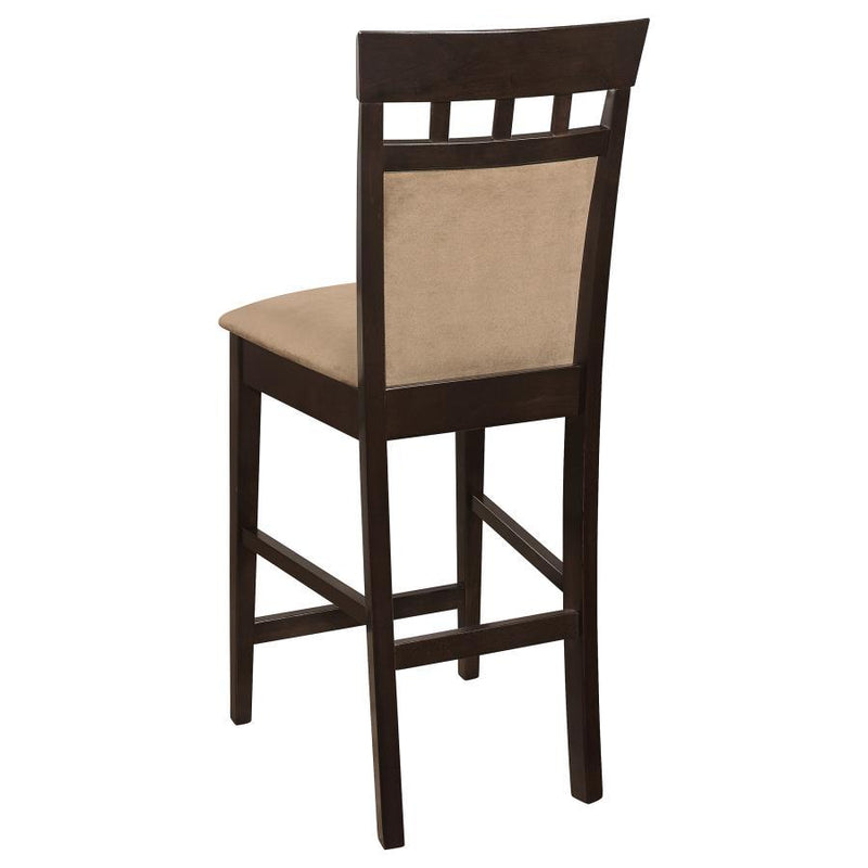 Gabriel - Closed Back Counter Chair (Set of 2) - Cappuccino - Atlantic Fine Furniture Inc