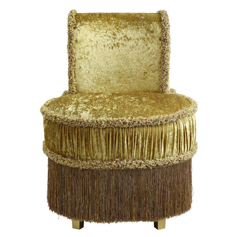 Bernadette - Stool - Gold Velvet