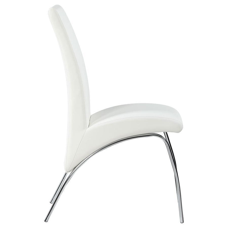 Bishop - Upholstered Dining Side Chair (Set of 2) - White