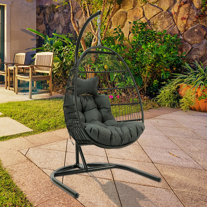 EGG SHAPE SWING CHAIR PATIO GRADEN HOME