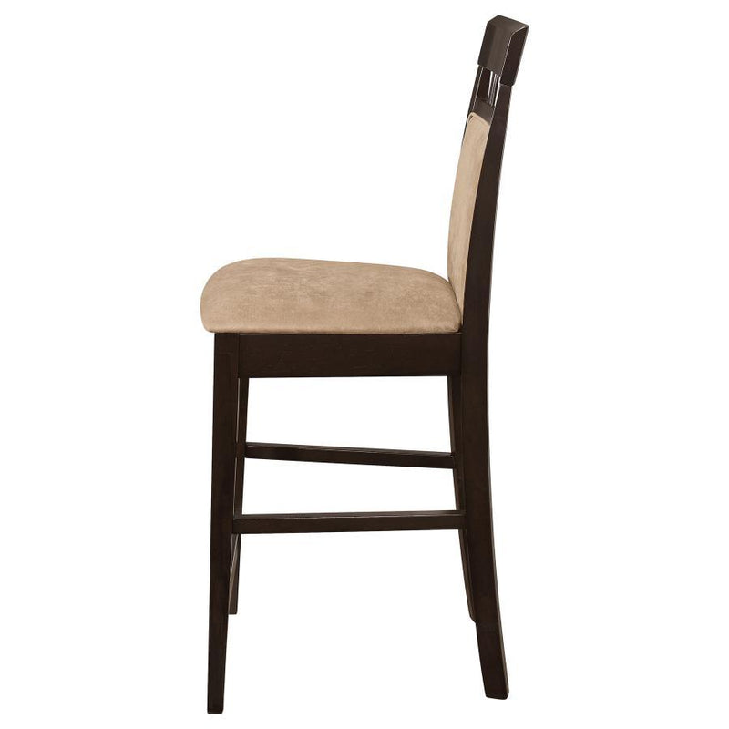 Gabriel - Closed Back Counter Chair (Set of 2) - Cappuccino