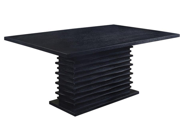 Stanton - Rectangular Dining Table - Black - Atlantic Fine Furniture Inc