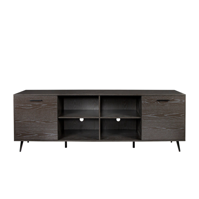 TV Stand Mid-Century Wood Modern Entertainment Center Adjustable Storage Cabinet TV Console for Living Room