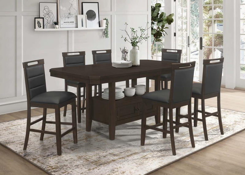 Prentiss - Extension Counter Dining Table - Cappuccino