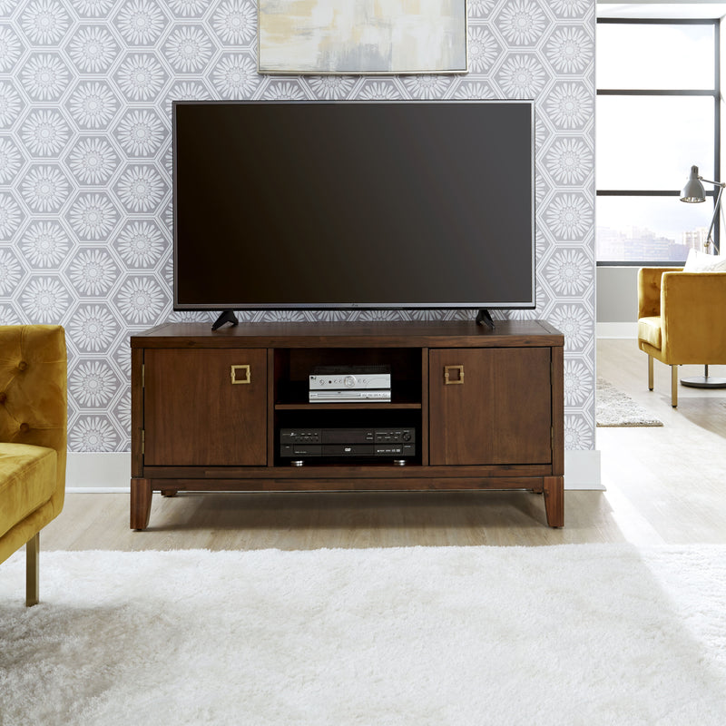 Bungalow - Entertainment Center - Brown, Dark - 24"