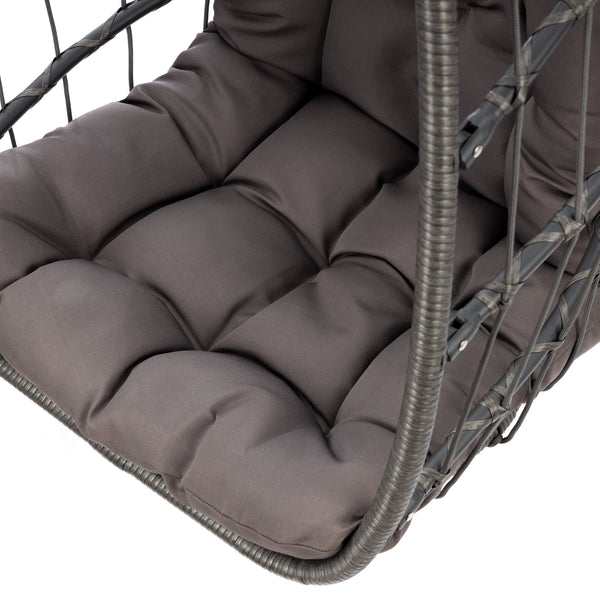 Dark grey Cushion for Swing Egg Chair,Hammock Chair, Hanging Chair