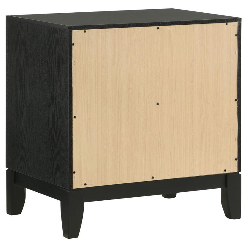 Valencia - 2-Drawer Nightstand - Black